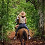 Mount up for a horseback ride into the mountains of Jarabacoa