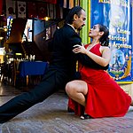 Tango dancers in Buenos Aires