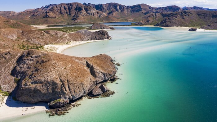 Iconic Playa Balandra in Baja California