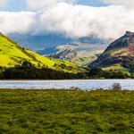 View over Llyn Nantlle towards Snowdon, Snowdonia