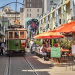 Explore New Regent Street's cafés and shops, Christchurch, New Zealand
