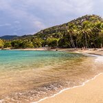The golden sands of Tayrona National Park