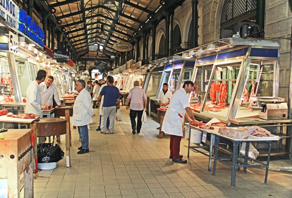 Vendors in the market