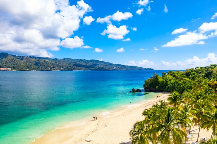 A long beach walk on the DR's northern coast