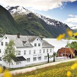 You trip through the fjords features some of the country's loveliest boutique hotels (photo courtesy of Fjærland Fjordstove Hotel)