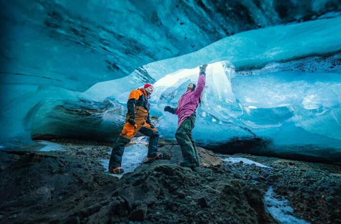 Snowmobile and Ice Cave Tour 