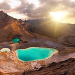 The Tongariro Alpine Crossing is a full-day hike on the North Island