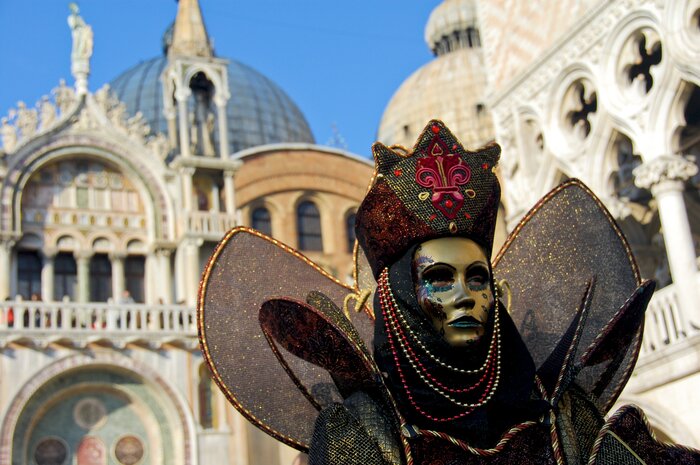If you're in Italy in February, make sure to visit Venice for masked Carnevale revelry