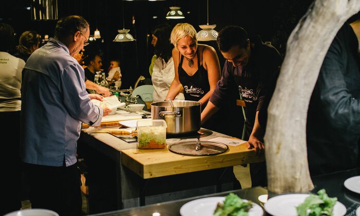 Dinner cooking class