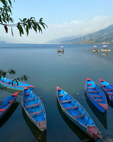 Boat ride at Phewa Lake
