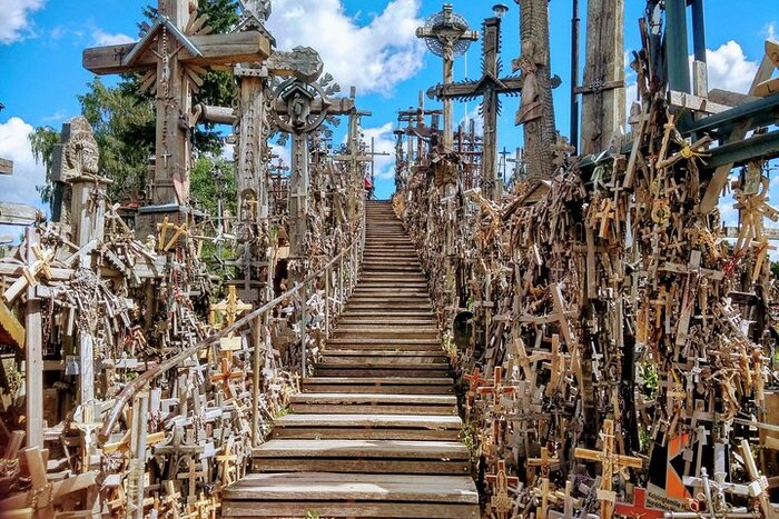 Guided Walking Tour of Hill of Crosses from Siauliai