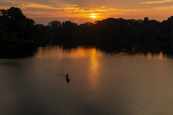 Spend five days kayaking along the Rio Urubu in the Brazilian Amazon