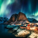Spend several nights in the Lofoten Islands looking for the colorful display