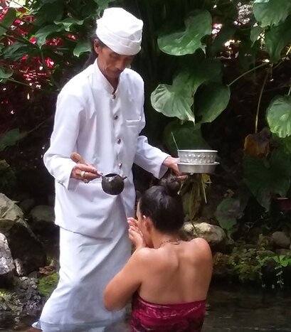 A Spiritual Morning: Melukat Water Blessing
