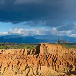 Sand formations in Tatacoa Desert, Colombia