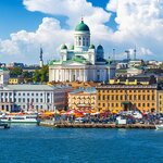 Helsinki's colorful cityscape