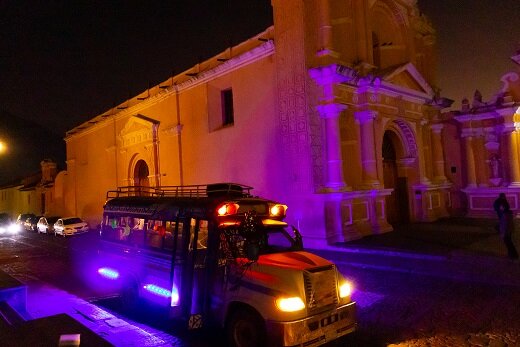 Halloween Walk and Chicken Bus Ride 