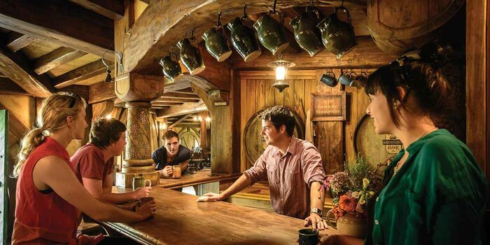 Auckland to Rotorua via Hobbiton Movie Set