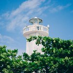 A lighthouse keeps watch over the rich biodiversity and coral gardens off the shores of Puerto Morelos