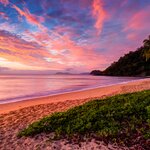 Sunset over Cairns' Trinity Bay