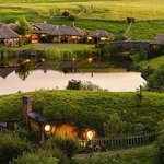 Explore Matamata's Hobbiton, a fictional village created for the "The Lord of the Ring" movies 