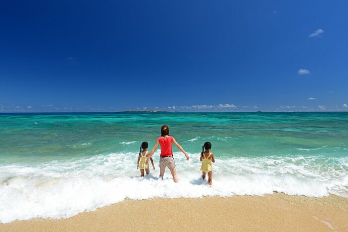 End your two-week adventure on the beaches of Okinawa