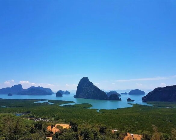 From Krabi to Phuket with Sightseeing at Samet Nangshe Viewpoint