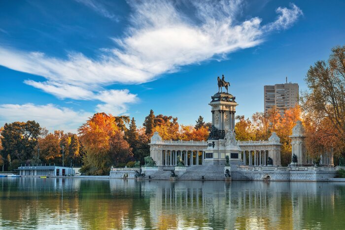 El Retiro Park, Madrid, Spain