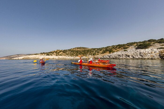 Naxos Sea Cave Kayaking Adventure with Transfers