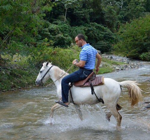 Horseback riding in Jarabacoa