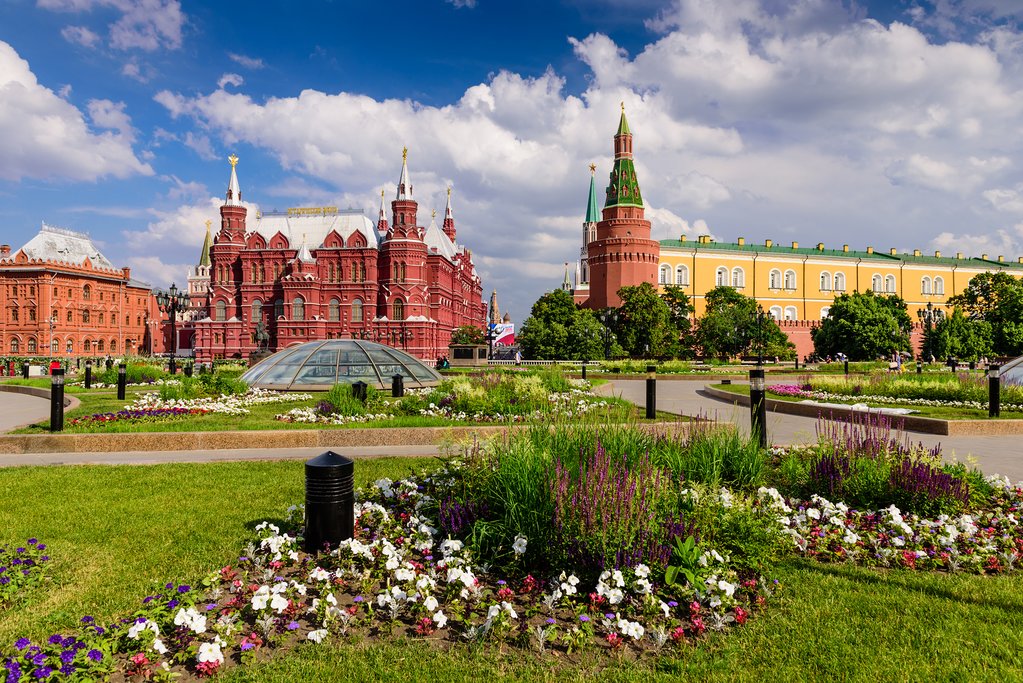 Views of the Kremlin in Moscow