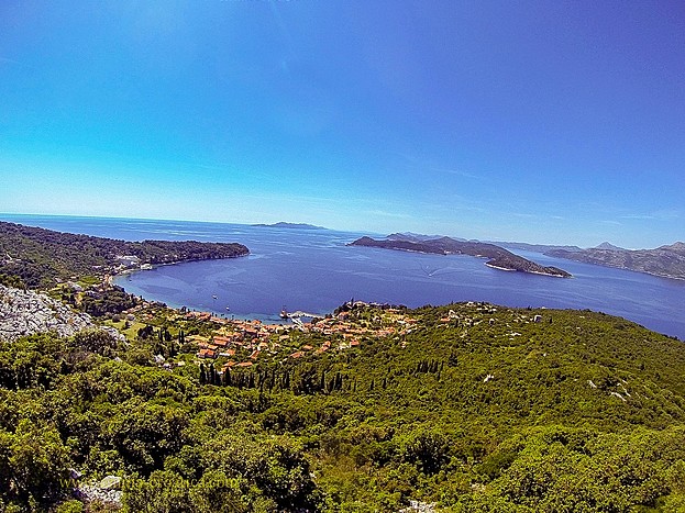 Sailing to Šipan island