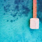 Experience the many shades of blue in Bacalar's lagoon