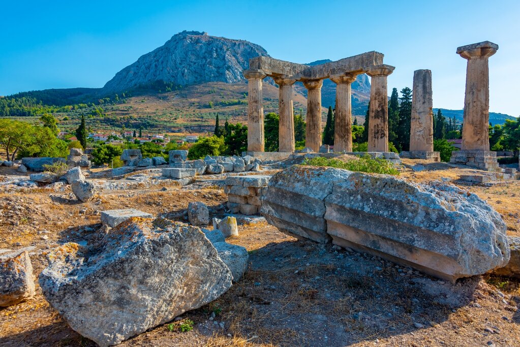 Temple of Apollo at Ancient Corinth