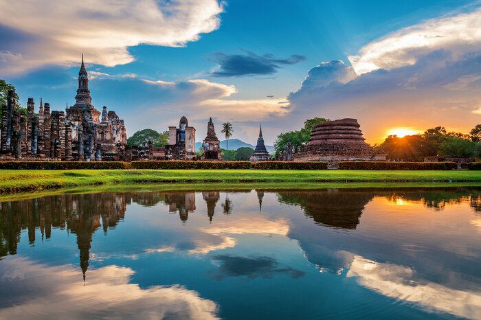 Visit the UNESCO archaeological site of Sukhothai