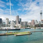Walk along Viaduct Harbour