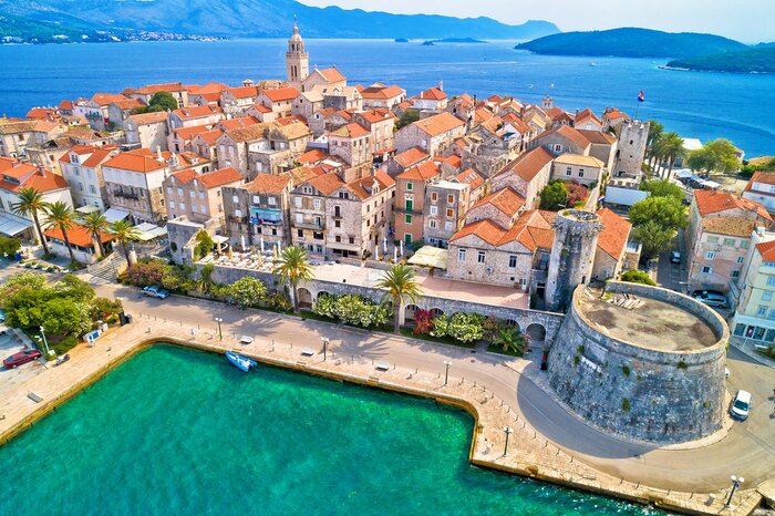 View's over Korčula's Old Town
