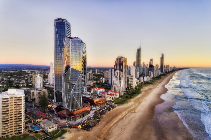Sunrise on Australia's Gold Coast