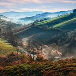 The beautiful countryside near Bologna and Modena.