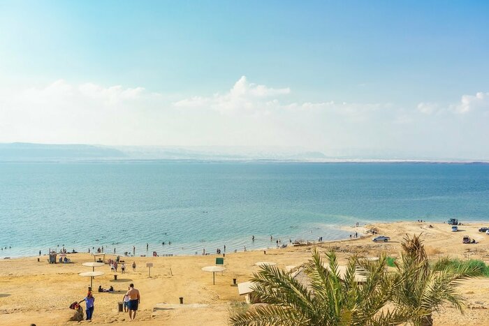 Views across the Red Sea at Aqaba