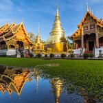 The temple of Wat Phra Singh in Chiang Mai