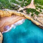 Consider checking out the beach in Albufeira for a relaxing few hours