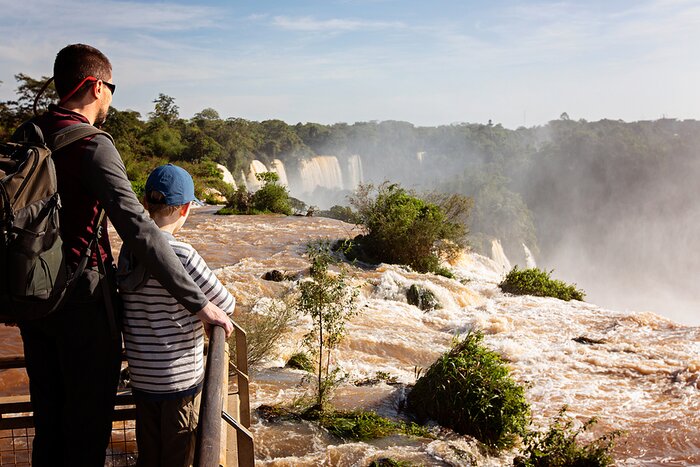 See the mighty waterfalls at Iguazú