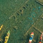 Sea Kayak above sunken Epidaurus