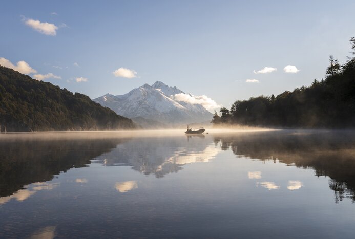 Early morning light over Nahuel Huapi National Park, Argentina