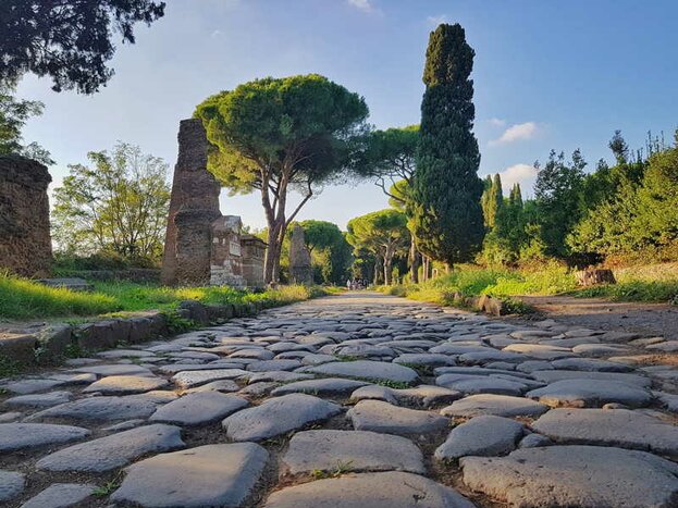 San Callisto and walk through the Appian Way
