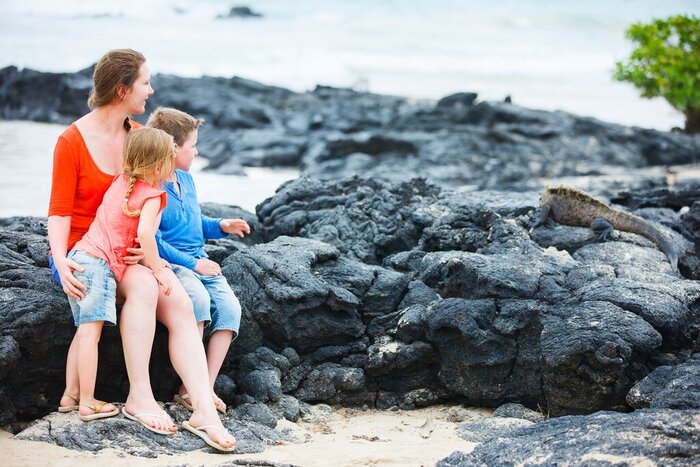Hop between two Galápagos islands on this relaxed, family-focused adventure