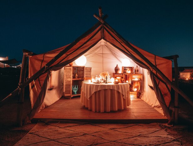 Dinner in the Stone Desert of Agafay (From and Back to Marrakech)