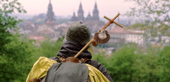 Transfer to Santiago de Compostela with short hike on the Camino de Santiago