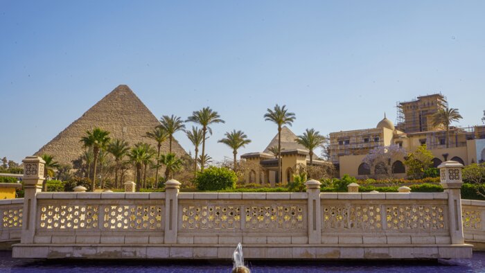 Giza Pyramids and the Sphinx